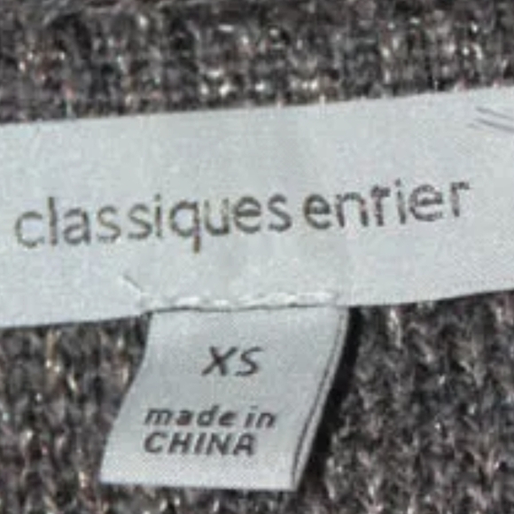 Classiques Entier Grey Wool One Button Cardigan , XS, EUC - Picture 4 of 4